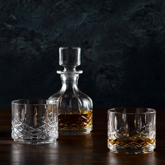 Add On: Markham by Waterford Stacking Decanter & Tumbler Set of 2